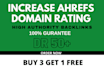 increase ahrefs dr, increase domain rating, dr 60