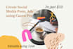 create professional editable canva social media templates