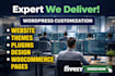 do customization of wordpress website, woocommerce, plugin