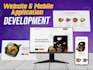 design and develop a responsive websites, web application