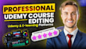edit your udemy course videos