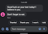 send encouraging texts to lift your spirits