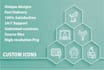 design custom unique icons set
