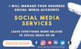 create content, manage and schedule post on your social media