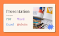 design PPT presentation from your PDF, word, and website