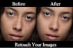 do retouching of your 10 images and pictures