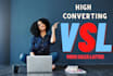 create high converting vsl video sales letter like ryan deiss style