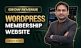 develop wordpress membership website, lms website