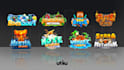 make hytale or minecraft server logo game