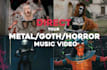 direct original dark and horror music videos, no stock
