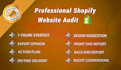 audit shopify website design or optimize your shopify store