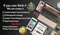 develop custom shopify theme bug fixes and customization