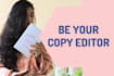 copy edit and proofread your novel