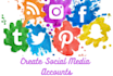 create your social media profiles and business page