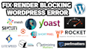 fix render blocking error and speed up your website