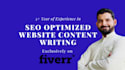 write SEO optimized  web content