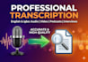 provide accurate english and igbo transcriptions for audio, video, and podcasts