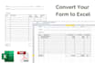 convert your form to excel