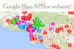 integrate google maps API development