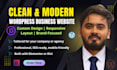 build a clean, professional wordpress business website for your company