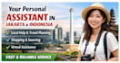 be your virtual assistant in indonesia for sourcing, travel and local help