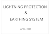 do lightning protection and earthting layout as per nfpa 780