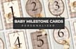 make baby milestone cards