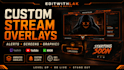 design custom animated twitch overlays, alerts and stream graphics