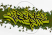 make hand drawn graffiti 3d wildstyle lettering logo art