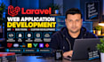 develop custom laravel PHP full stack web applications