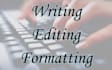 do writing, editing, formatting, designing
