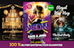 design a exceptional event flyer, advertising sports flyer, party flyer
