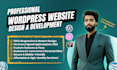 develop professional wordpress website design, redesign, and fix issues