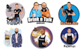 draw man barber chef podcast realtor hairstylist cartoon logo portrait