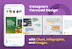 design a carousel post for instagram post and facebook