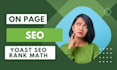 do on page SEO for wordpress, shopify and wix