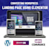 design a high converting custom wordpress landing page