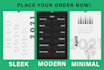 do modern minimalist calendar design