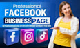 create and setup facebook business page, instagram page