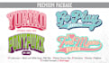 design varsity, baseball styled logo