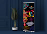 design attractive roll up banner poster and billboard