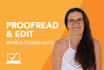 proofread and edit your copy to make it shine