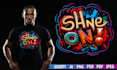 design colorful watercolor streetwear t shirts