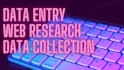 perform data entry, web research, and data collection