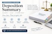 do medical, deposition summaries for pi, mm and ssd cases