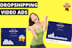 create viral shopify and facebook dropshipping video ad