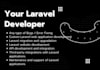 be your expert laravel developer for web development needs