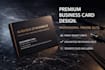 be your master designer for elite business cards