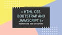 design responsive website using html CSS bootstrap and javascript