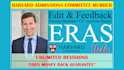 provide a comprehensive edit and review of eras applications for residency